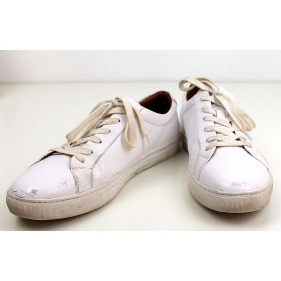 New Republic By Mark McNairy WHITE GENUINE LEATHER LACE UP ATHLETIC SHOES 13US main image 7